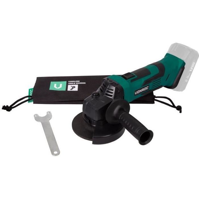 Meuleuse sans fil 115mm VPower 20V - VONROC - AG501DC
