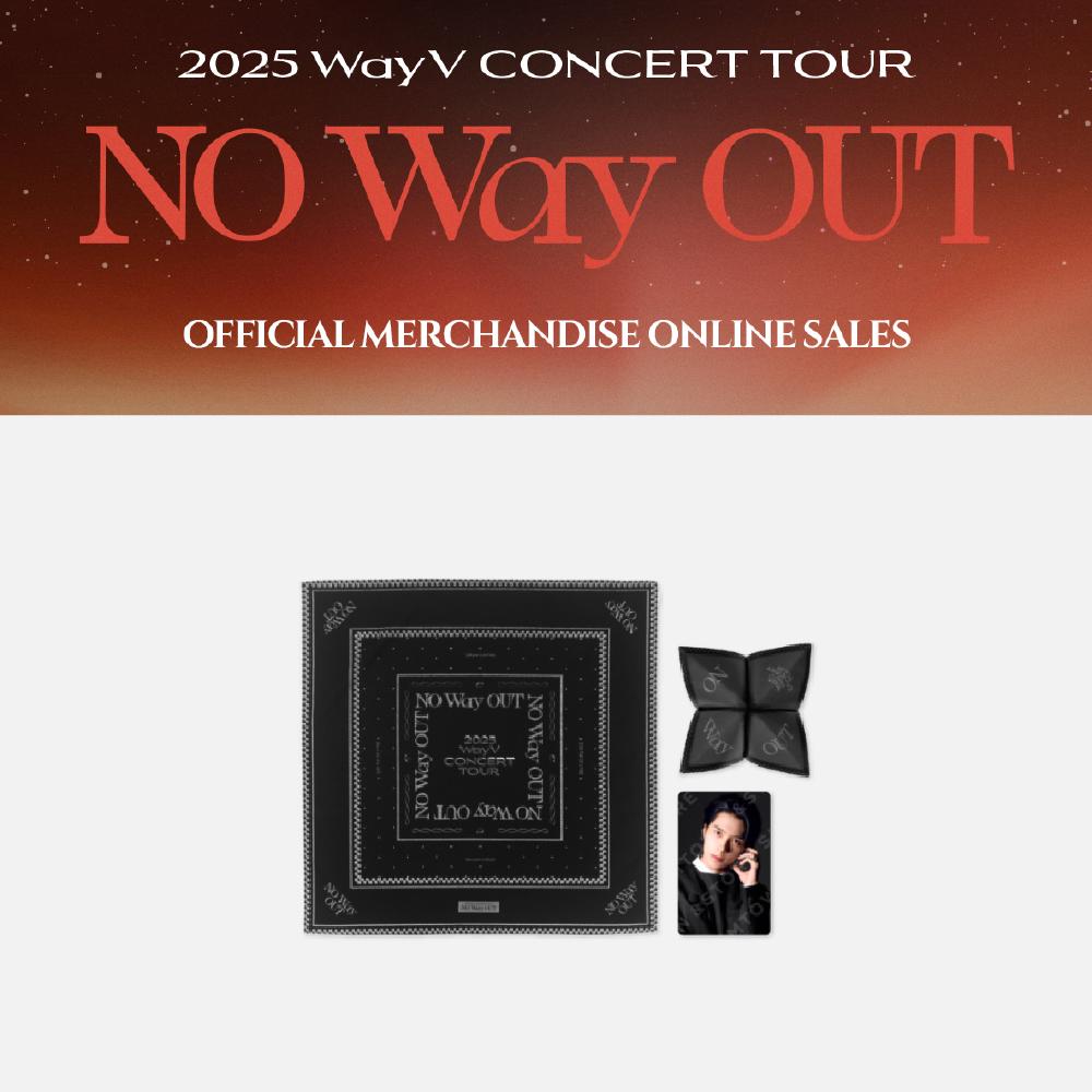 Pre-order 2025 WayV Concert Tour NO Way OUT Bandana Set