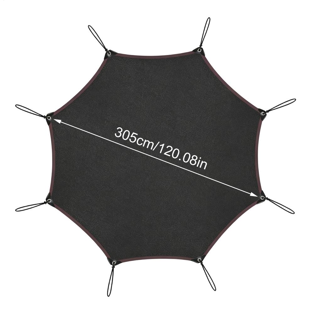 10/12/14FT Trampoline Sunshade Tent Cover Trampoline Shade Cover Trampoline Protection Cover Compatible Sunshade Accessories