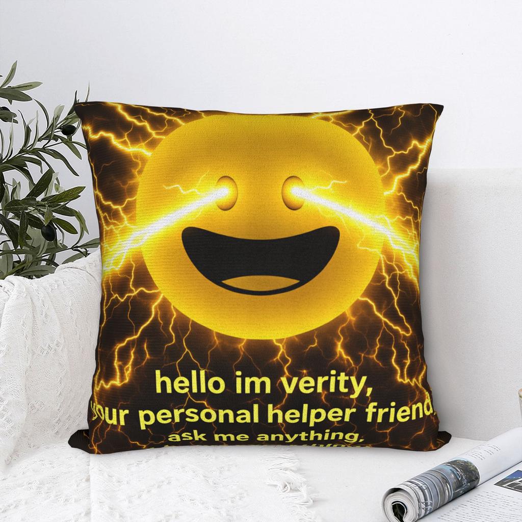 Verity Arg Horror Game Pillowcases Fashion Pillow Case For Sofa Car Home Decor Design Pillow Cover