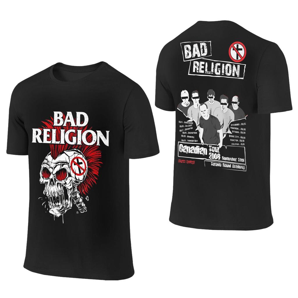 Bad Religion  T Shirt Men  Streetwear Cotton T-Shirts Beach Crewneck Harajuku Tees Pattern Oversize Tops