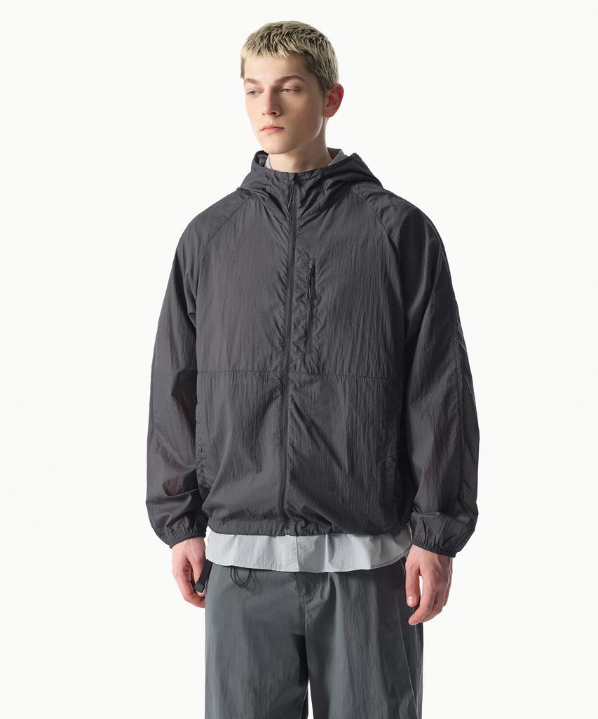 Musinsa Standard [City Leisure] Lightweight Packable Windbreaker Jacket 2 [Grey]