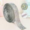 1 Roll Shining Rhinestone Sticker Self Adhesive Diamond Sticker DIY Decorative Stickers 4 8 10 14 Rows for Crafts Scrapbooking