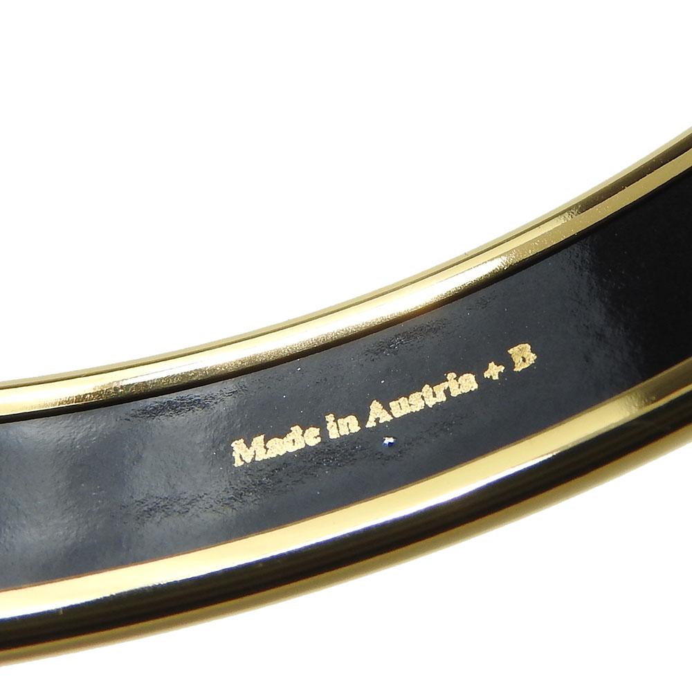 Used HERMES bracelet Emaille PM metal 22g multicolor gold Sailing ship