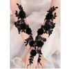 Long Lace Bridal Gloves with Floral Design for Wedding and Stage Performance