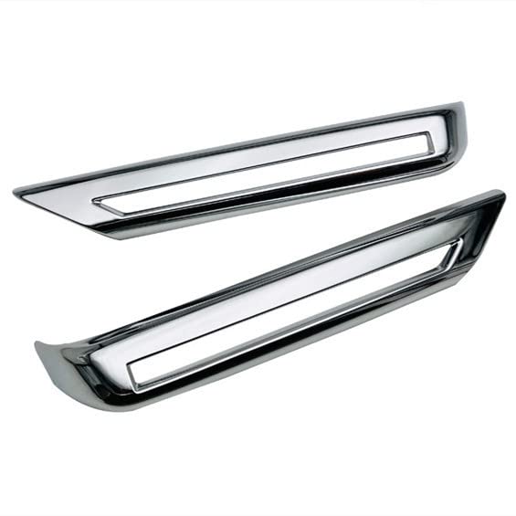 

OKAYOHINN Fog Lamp Garnish for Daihatsu New Tanto Front Fog Front Lamp Front Corner Front Bumper Cover Exterior ABS 2 Tanto Custom 2022 Plated Custom,