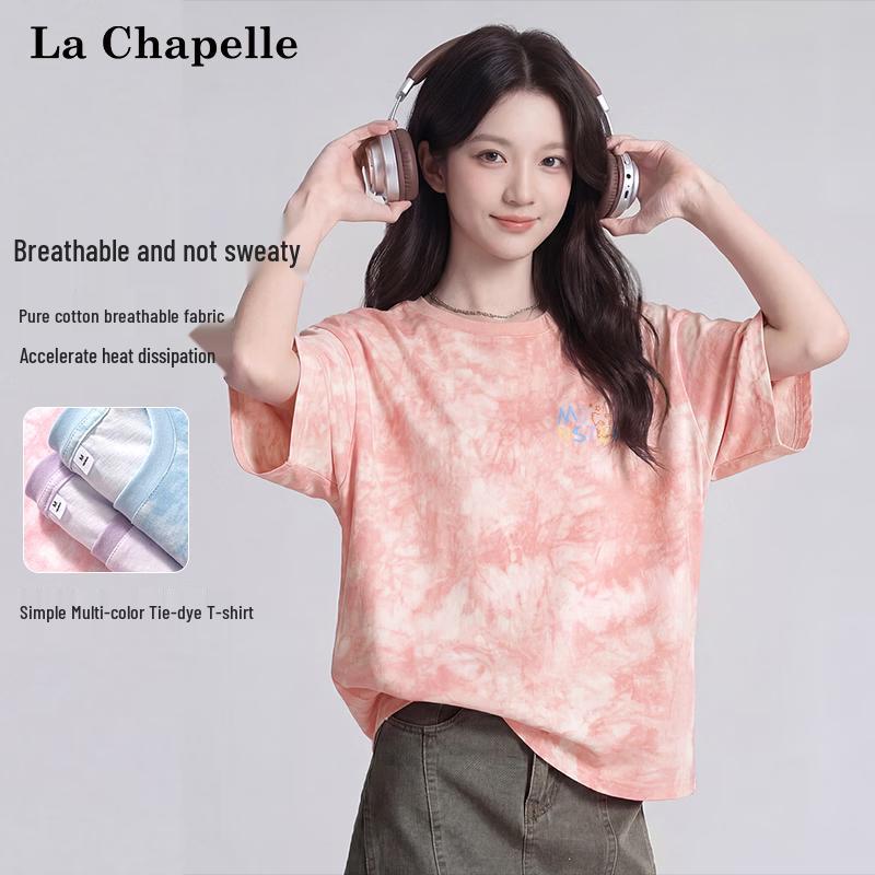 La Chapelle Women s Dopamine Cotton Short Sleeve T-Shirt L