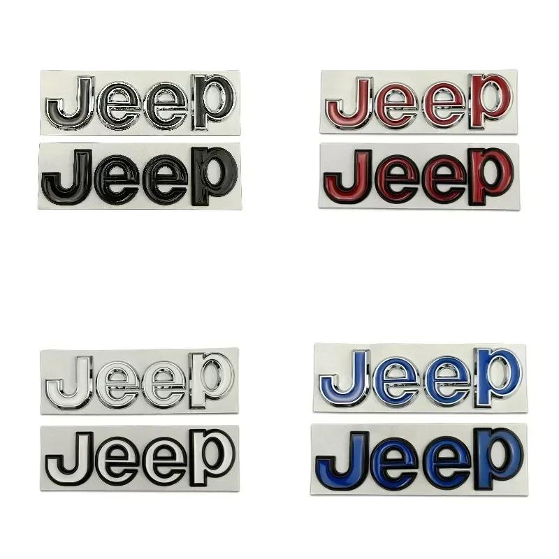 Für Jeep Für Jeep Wrangler Tj Jk Jl Grand Cherokee Commander Renegade Liberty Compass Patriot Metall Auto Front Kofferraum Seite Emblem