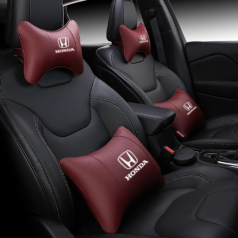 TQDX8 Car Headrest/Lumbar Support Car Neck Pillow Waist Cushion For Honda civic accord fit jazz pilot CRV odyssey passport city vezel