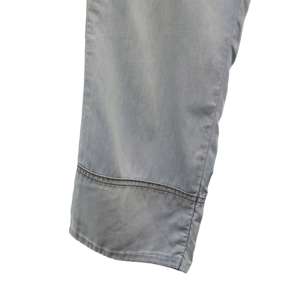 DIESEL Loose Soft Denim pants W25 blue Waist ribbon Women Used