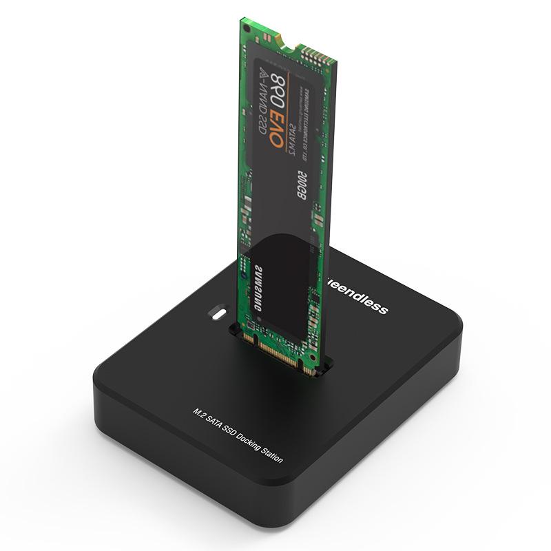 SATA/NVMe Dual-Protocol High-Speed Reader & External HDD Copier M.2 SSD Enclosure Dock