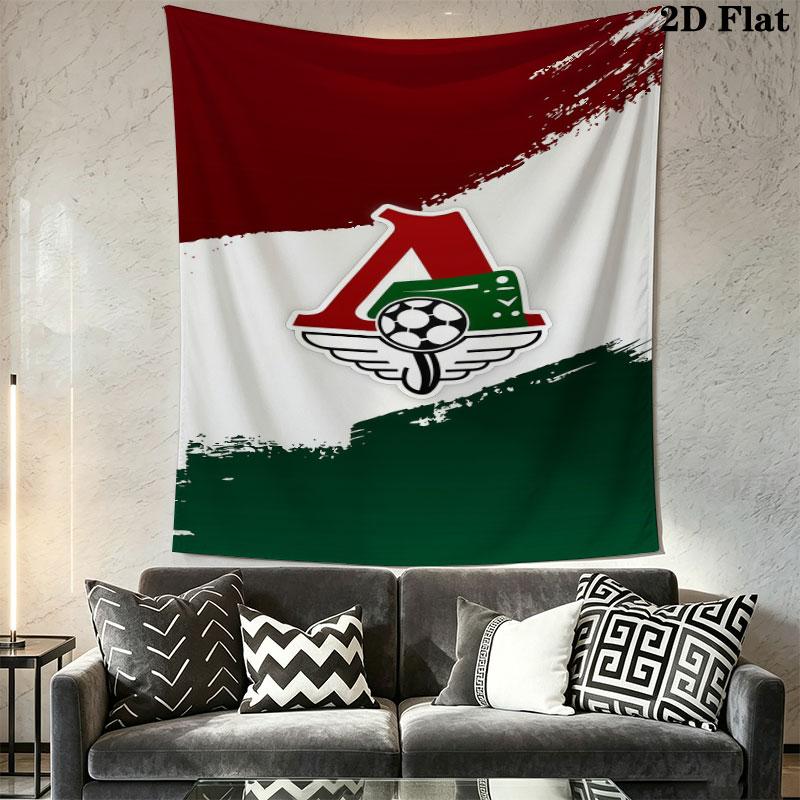 Lokomotiv Moscow Pride Wall Hanging Printed Fabric Blanket Decorative Tapestries for Bedroom Living Room Home Decor