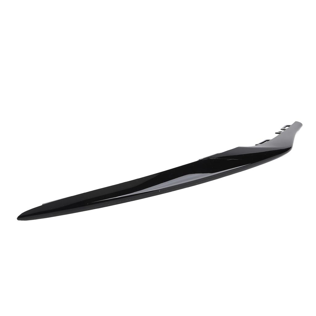 Frontstoßstangenverkleidung Glänzend Schwarz Verbesserter Schutz Stilvoller Look Stoßleistenverkleidung für CLA-Klasse