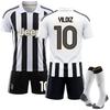 2026-27 Juventus Home #10 YILDIZ Sport Training Jersey Set with Socks Teens Kids Adults Football Kits