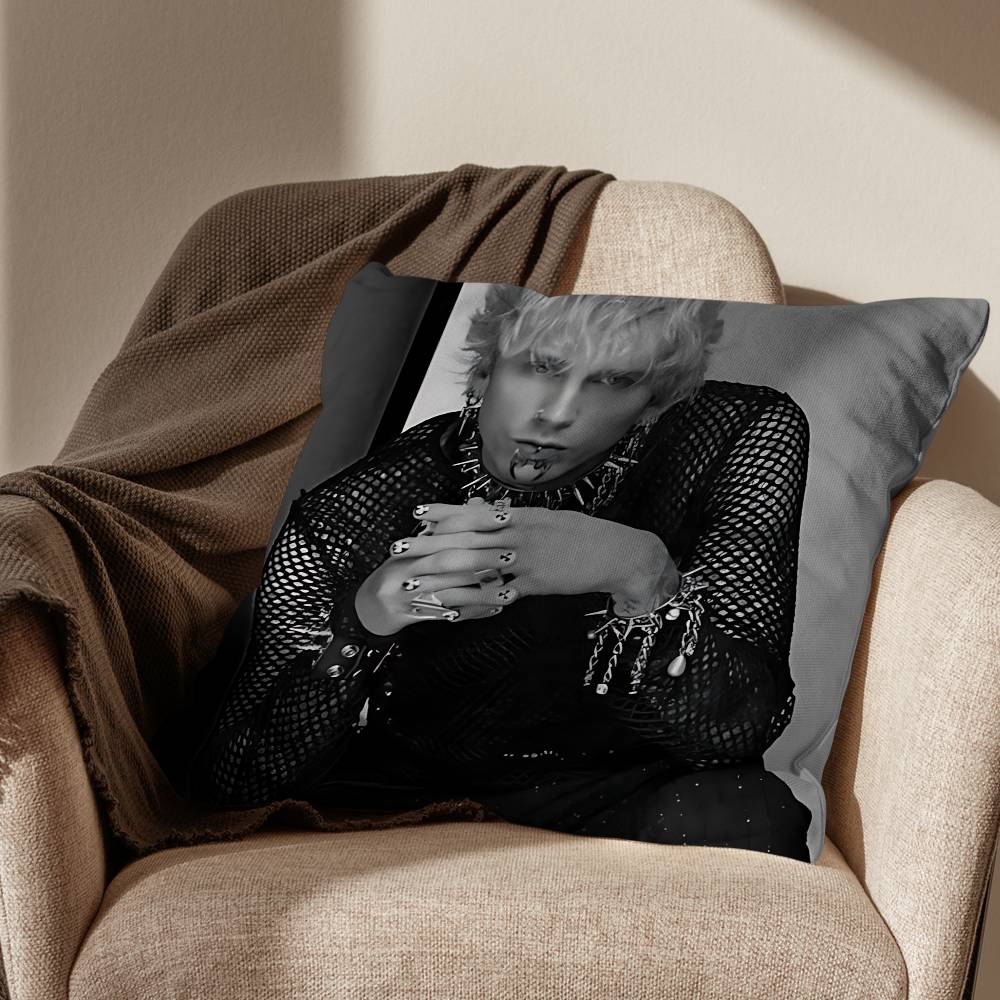 

cool MGK Tickets to My Downfall Pillow Case Office Cushions Suitable For Sofa Car Bedroom Decorative Cushion Cover 30x30cm