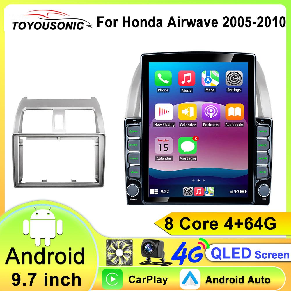 Car Radio For Honda AIRWAVE 2005-2010 2Din Android Car Stereo DVD GPS Navigation Player Multimedia Android Auto Carplay
