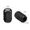 4Pcs Volkswagen Alloy Tire Valve Caps Cores Dustproof Anti-leak Covers For VW Golf GTI Polo Passat T-ROC Jetta Car Tire Modify