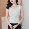 2024 Fashionable Heavy-Duty Diamond Bottoming Sleeveless Vest with Inner Slim Strap