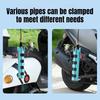 1Pcs Adjustable Rod Rack Bracket 360 Degree  Rotatable Motorcycle Fishing Rod Holder For Electric Bike Scooter Atv Fishing Gear