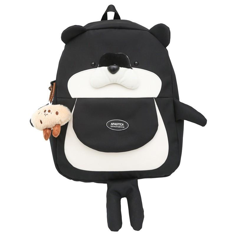 

High School Students Cartoon Cute Schoolbag Female Large-capacity Primary Middle Seal Backpack New Travel