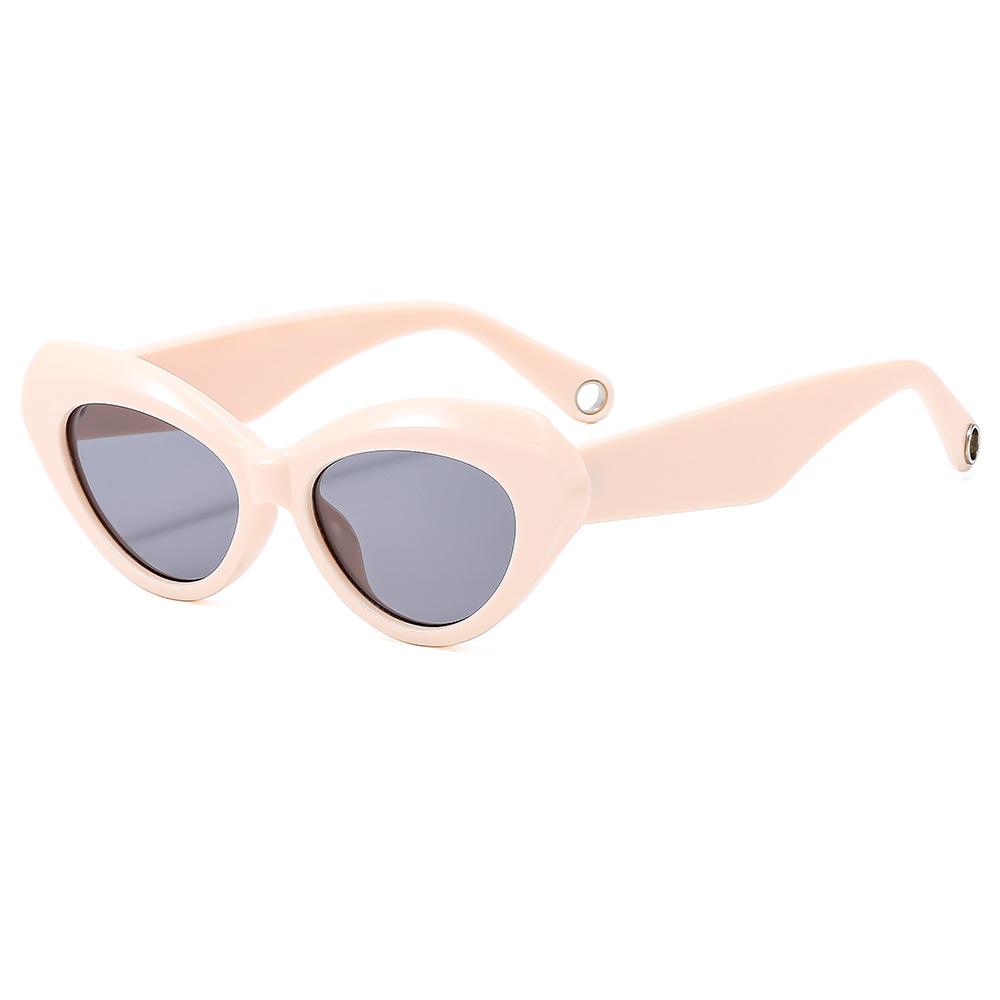 Outdoor Sunscreen Sunglasses Uv Protection Fashion Glasses Personalized Retro Cat Eye Sunglasses
