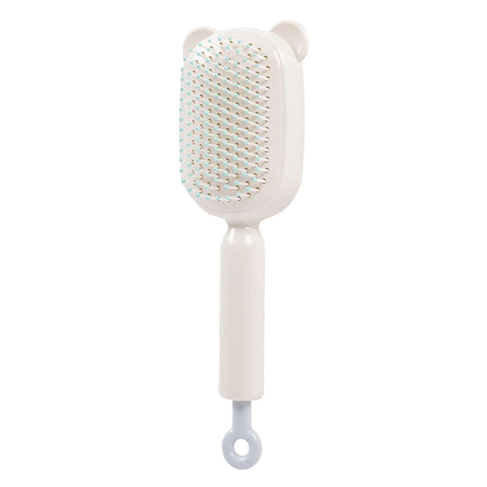 

Self Cleaning Magic Retractable Comb Hairdressing Hair Comb Hairdressing Hairstyling Tools білий