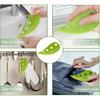 Herb Stripper 8 Holes with Herb Cutter, Kitchen Herbs Leaf Stripping Tool, Herb Stripper Tool, Herb Leaf Peeler for Collard Greens Thyme Basil