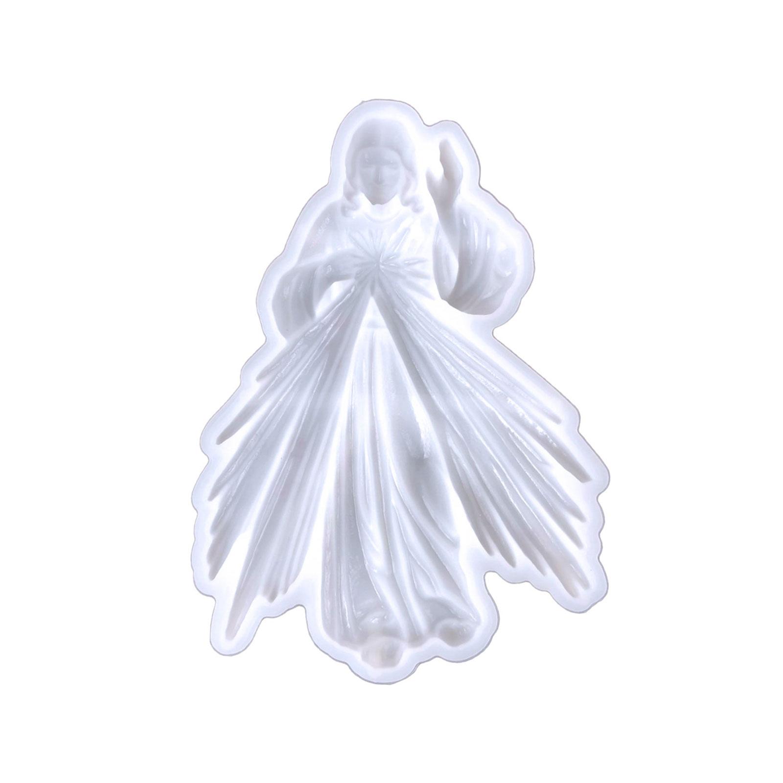 

Силиконовая форма для европейских портретных фигурок 3D форма Настенное настольное украшение Сделай сам для моделистов-любителей белый