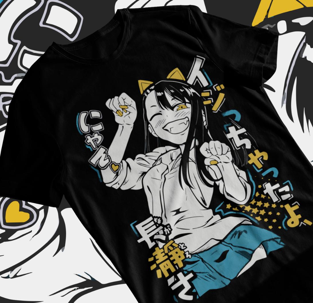 T-shirt Nagatorosan Shirt Ecchi Funny Hentai Japan Kawaii Anime Soft Tee XXL