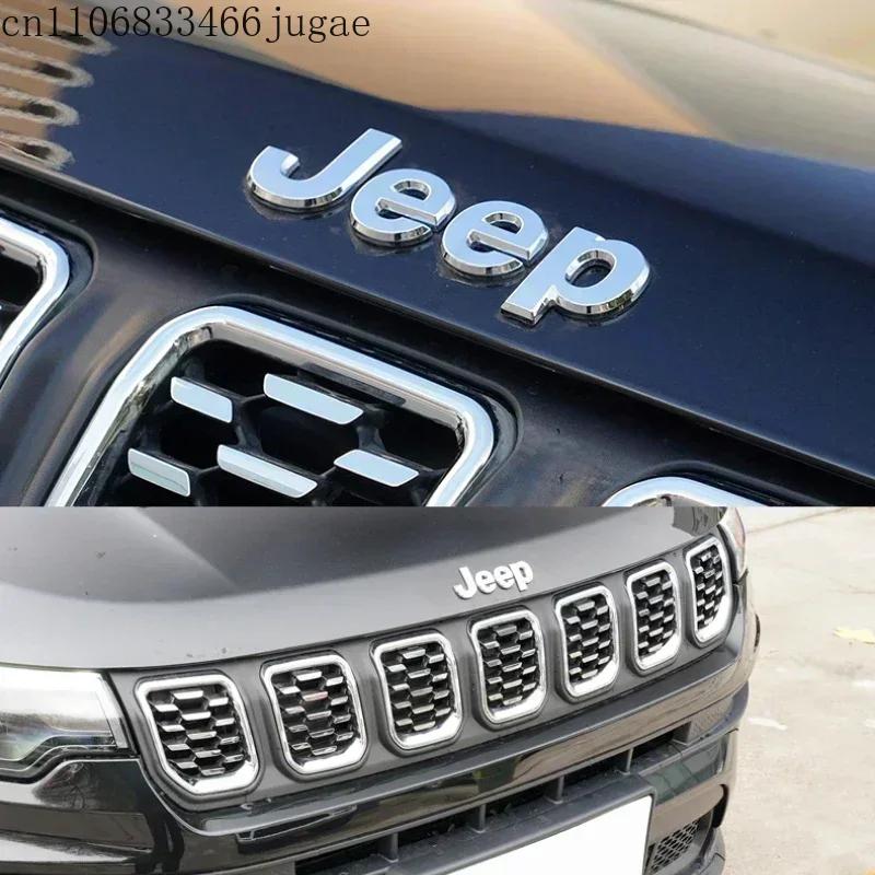 Car Front Hood Emblem Side Trunk Badge for JEEP Renegade Grand Cherokee Wrangler JK Compass Commander Patriot Liberty