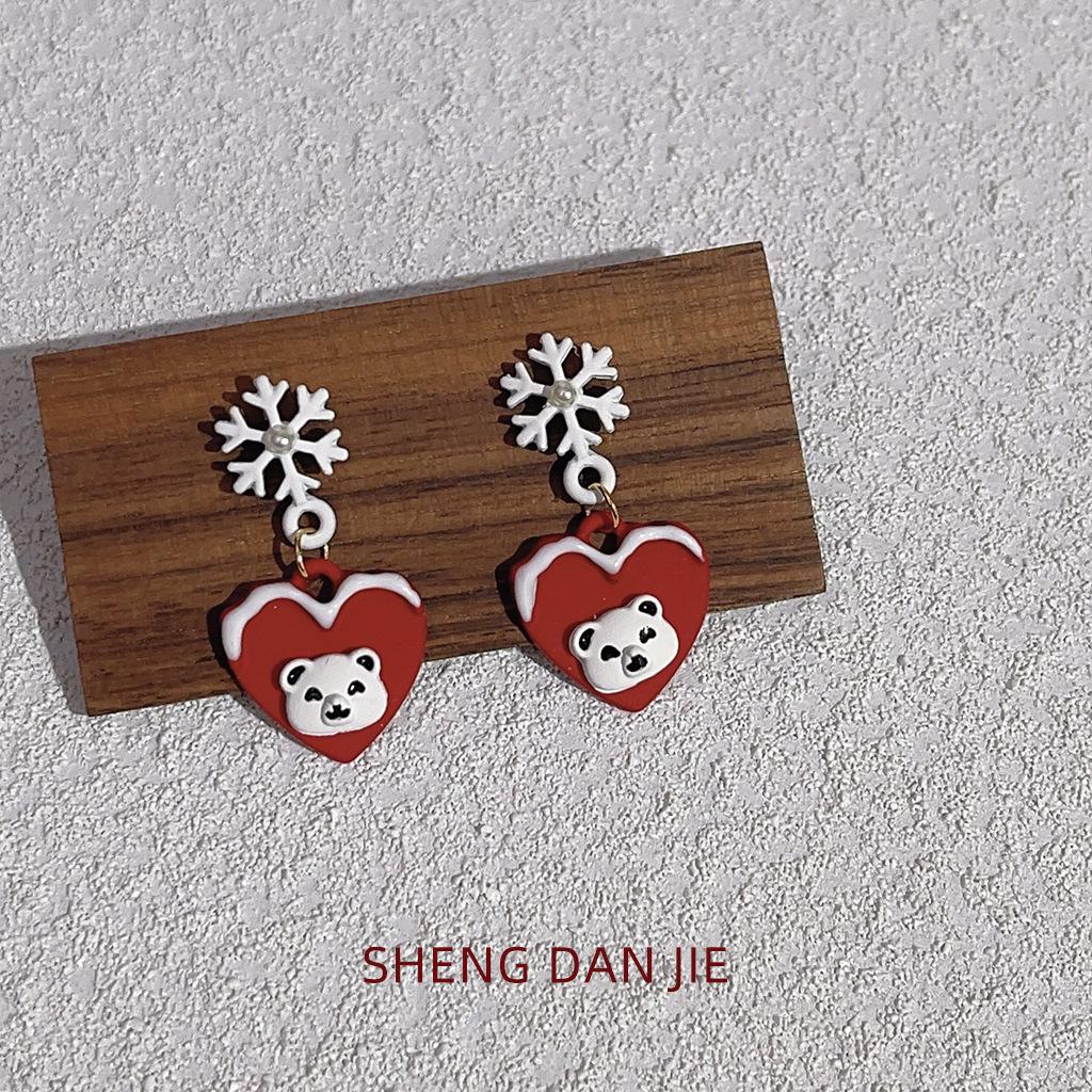 Merry Christmas 925 Silver Needle Stud Earrings: Cute, Fun, Versatile Holiday Accessory