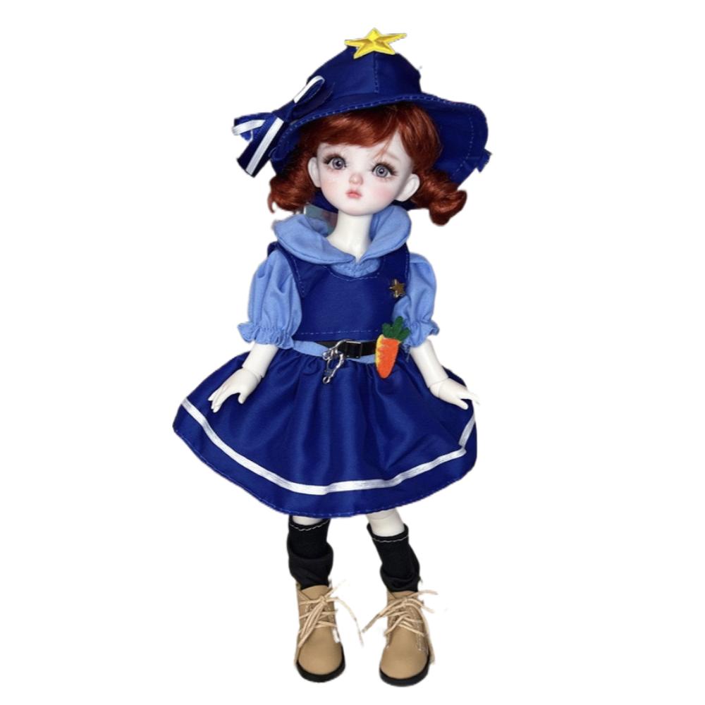 1/6 30cm Doll BJD Doll Clothes Handmade Doll Princess Dress 1/6 point Doll Hoodie  Cotton Doll