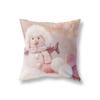 Cute Snowman Merry Christmas Print Pattern Cushion Cover Home Living Room Sofa Decoration Square Pillow Pillow Cover