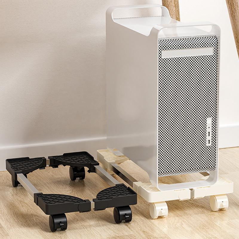 Verstellbarer stabiler mobiler Computer-Tower-Ständer mit Rollen-Rädern PC-Bodenständer für Home Office