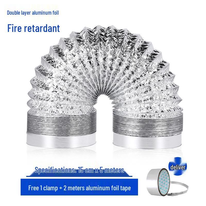 Aluminiumfolie Lüftungsabluftkanal für Badezimmer-Luftaustauscher