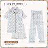 Soft Waxy Rabbit Pajamas Women's Japanese Milk Gentle and Cute Cartoon Girly Casual Short-sleeved Loungewear Three-piece Set