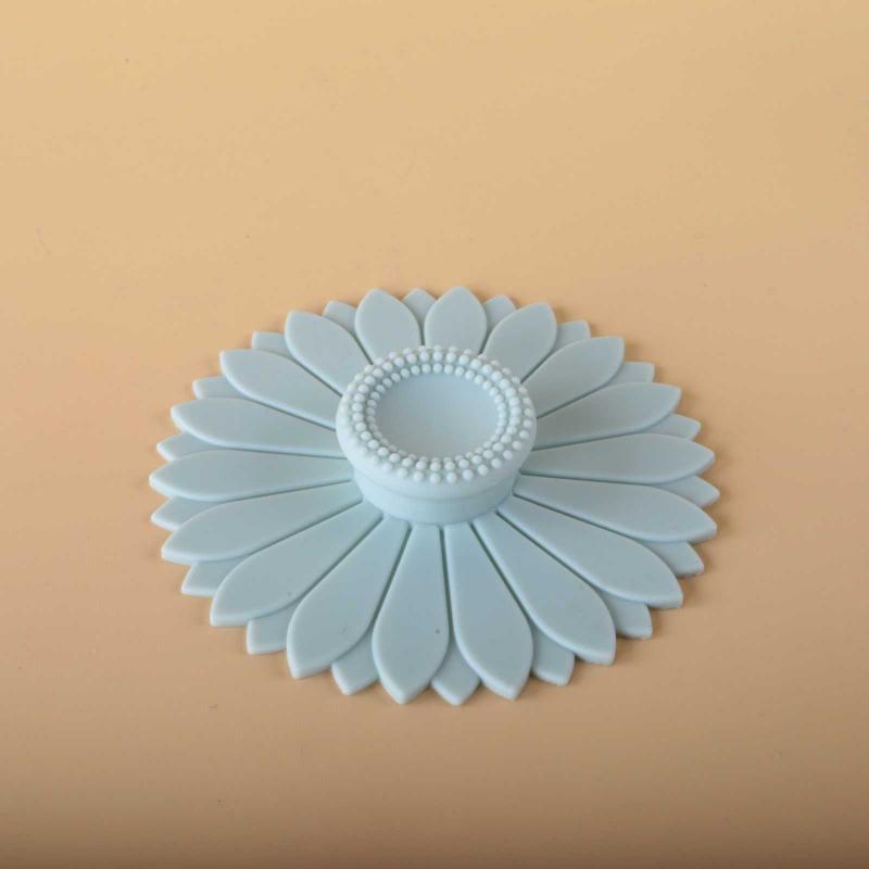 Multi-functional Silicone Cup Lid, Food-grade Sunflower-shaped Silicone Cup Lid, Dust-proof and Water-proof Tea Cup and Coffee Cup Lid