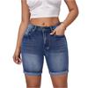 Ladies' Casual Hole  Versatile Fashionable Denim Shorts