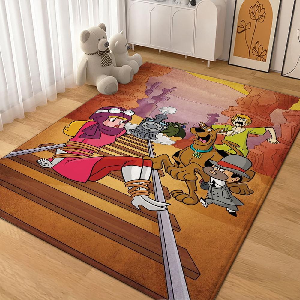 Mystery Inc Campfire Night Tales Printed Rug Soft Texture Nonslip Carpet For Kids Bedroom Play Area Home Decor Great Holiday Gift