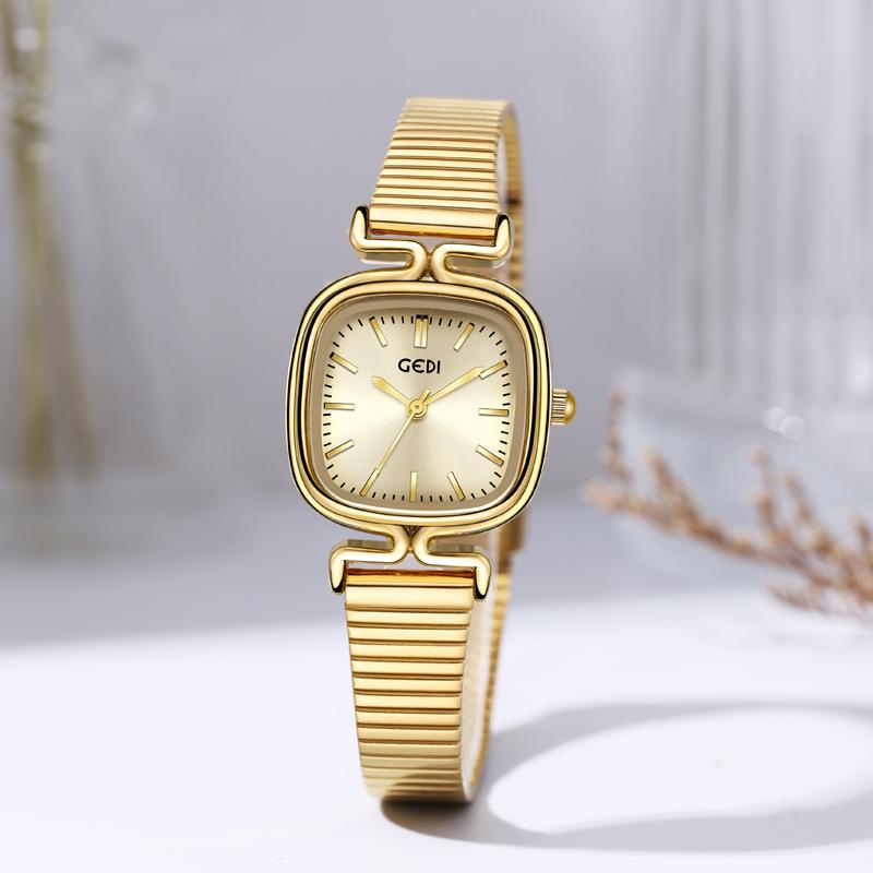 Einfache und Exquisite Legierung Damenarmbanduhr Nischen-High-End Wasserdichte Quarz Uhr Studenten-Hochwertige Uhr