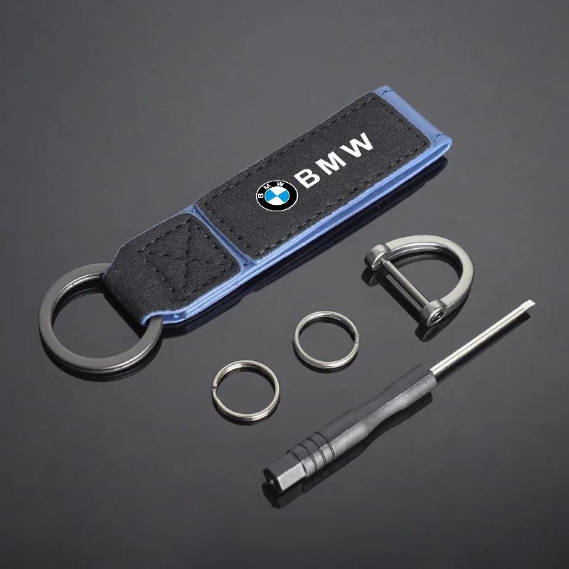 

2025 Car Keychain Chain Leather Keyring For BMW 1 2 3 4 5 7Series X1 X3 X4 X5 X6 X7 F10 F20 F30 G20 G30 F15 F16 Auto Accesso