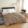 Rautenmuster Einfarbig Flanell Fleece Sofa Decke - Korallenfleece Büro Klimaanlage Decke Geschenk