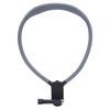 Neck Holder Mount for Action Camera Flexible Silicone Neck Hanging Mount with Strap for Running Cycling Skiing