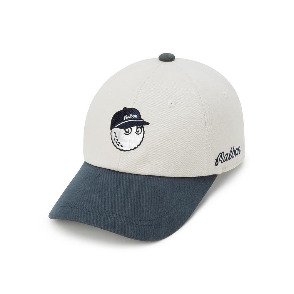 MALBON GOLF Basic Colorblock Ball Cap Navy