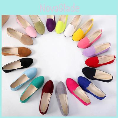 Candy-colored Flat Shoes For Women Ideal For Work And Pregnancy In Sizes Up To 43