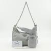 Prada Re-Edition 2005 Shoulder Bag 1BH204 2WAYShoulder FIORDALISO Gray Nylon Women Used
