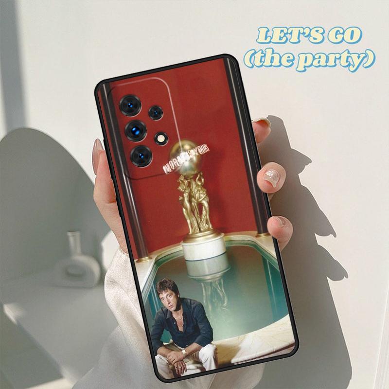 

Scarface Tony Montana phone case For Samsung Galaxy A42 A31 A40 A51 A71 A32 A80 A91 A52 A72 A73 A20e A21S A50 A70 A11 A12 Cover For Samsung A11