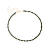 Ins Minimal Rhinestone Choker Necklace, Trendy Elegant Stackable Clavicle Chain for Women