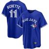 2026 Toronto Blue Jays 27 Baseball Jersey Loose Fit Button-Up Short Sleeve V-Neck Cotton Shirt Men