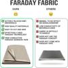Faraday Fabric, 43x39 inch 1.1x1m Faraday Blanket, EMF Protection Clothing, EMF Shielding Fabric, Anti Rediation, WiFi And Cell Signal